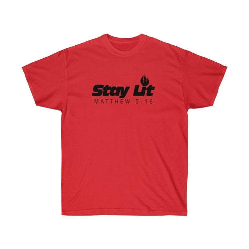 Stay Lit Unisex Tee, Matthew 5:16 Tee, Religious (kopie)