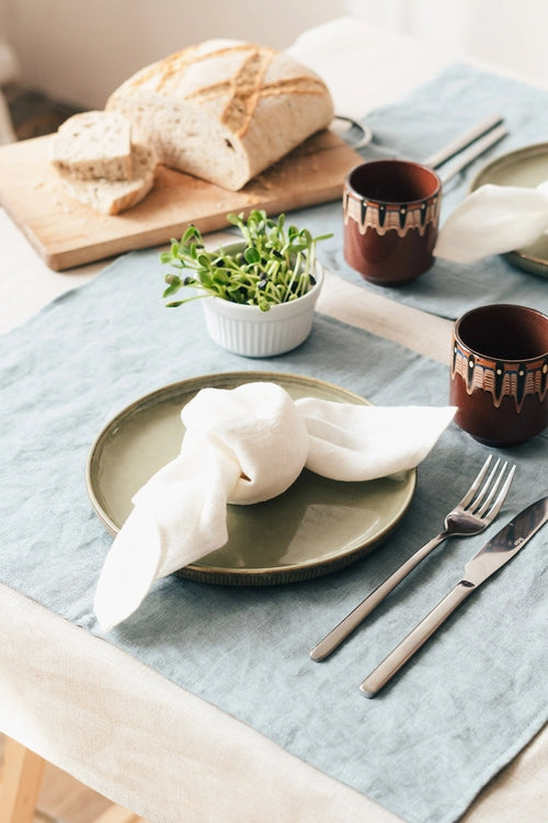 Natural linen napkins, short finish (kopie)
