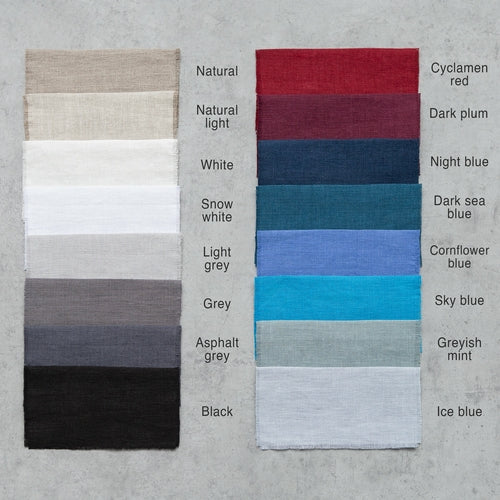 Natural linen napkins, short finish (kopie)