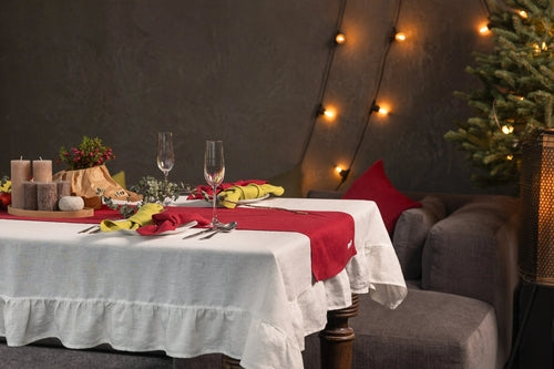 Natural linen napkins, short finish (kopie)