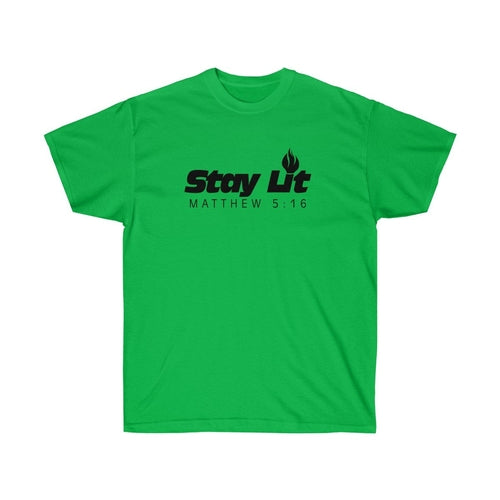 Stay Lit Unisex Tee, Matthew 5:16 Tee, Religious (kopie)