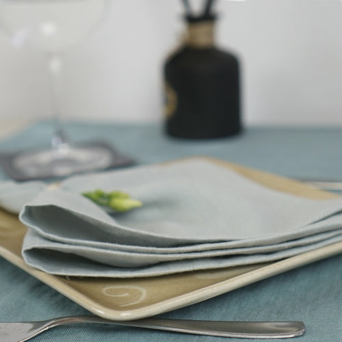 Natural linen napkins, short finish (kopie)